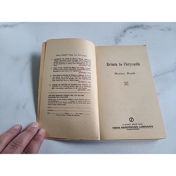 Return To Clerycastle By Monica Heath Paperback - Picture 3 of 10